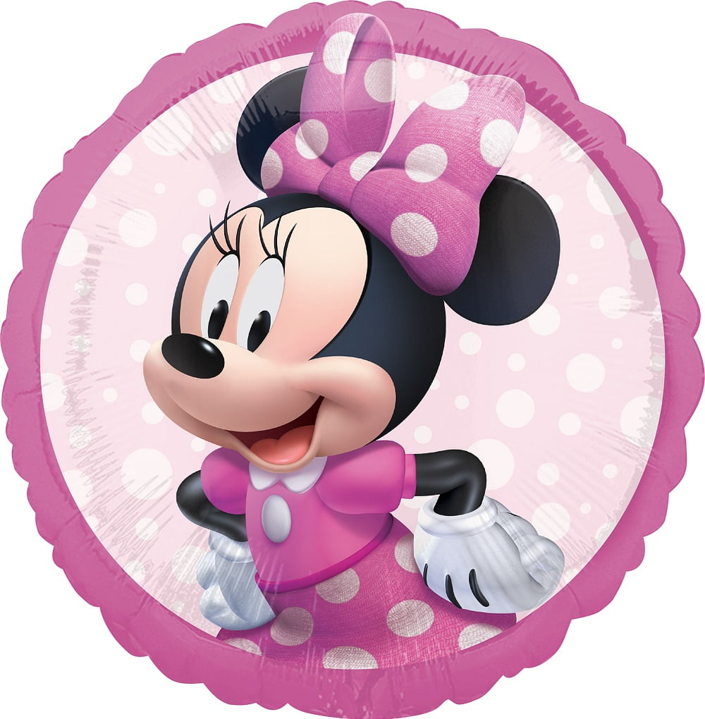 Minnie Mouse Party Supplies 3rd Birthday Happy Helper Airwalker Balloon Bouquet Decorations