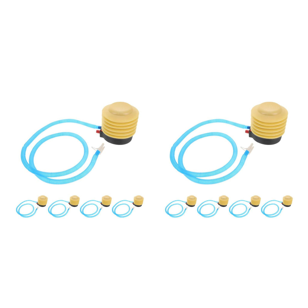Raindrops 10 pcs Plastic Foot Pump Balloon Pump Hand Pump Air Pump Bottle Inflator For Sports Inflatable Yoga Exercise Balls