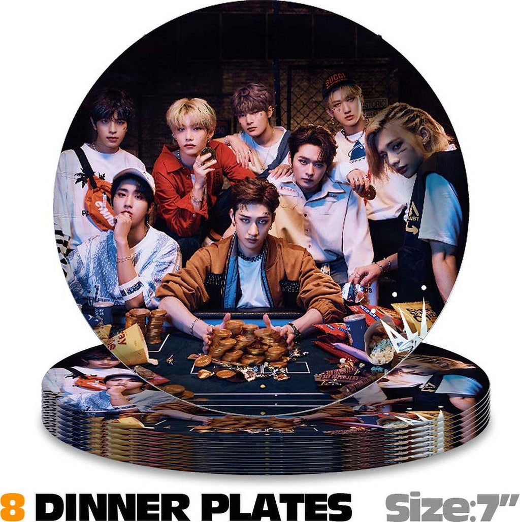 Stray Kids Party Supplies Plates Decorations Birthday Cake Topper Banner Decor Backdrop Balloons