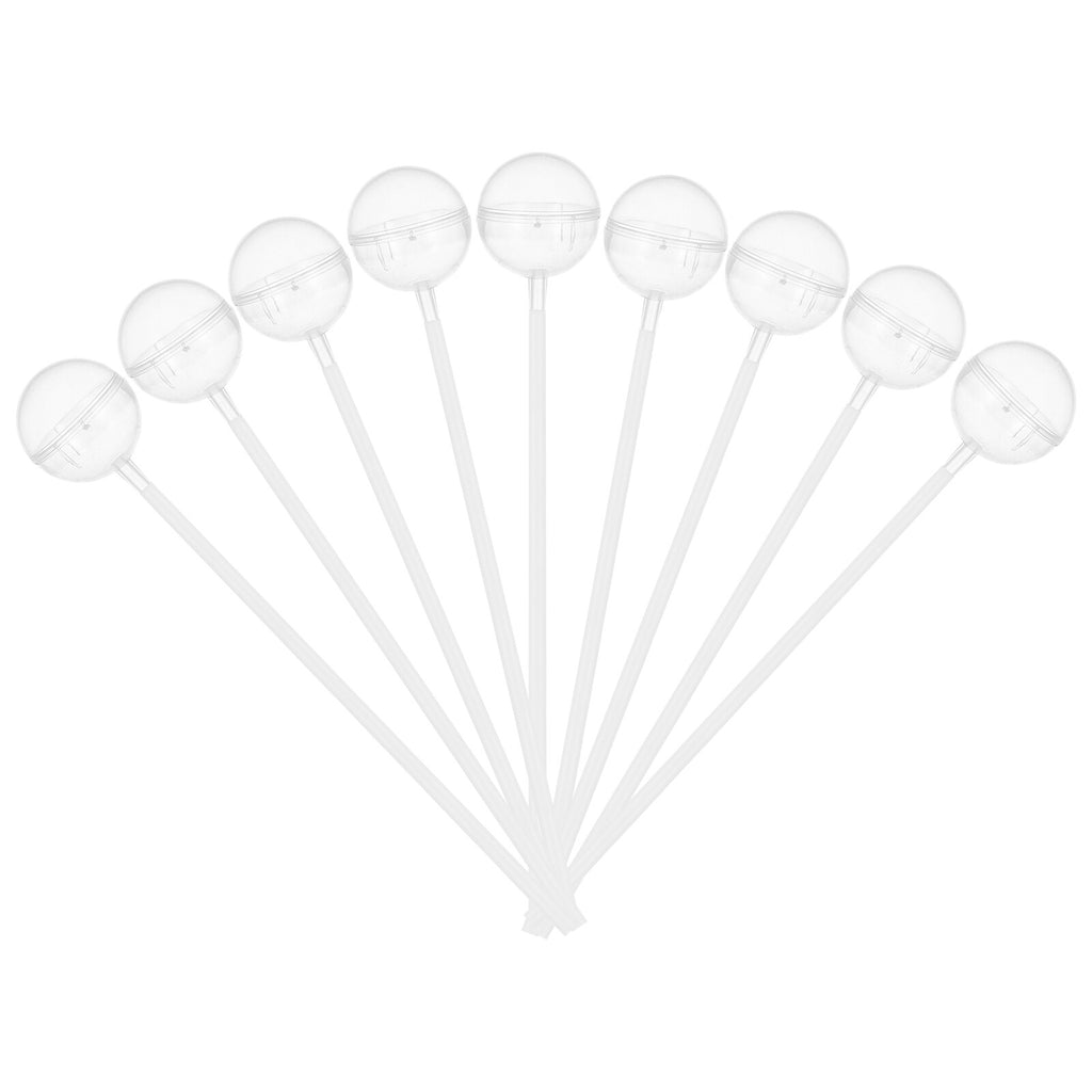 PENIKOKO Clear Support For Chocolate Wedding Bouquet Fixing Holder Transparent Plastic 100Pcs