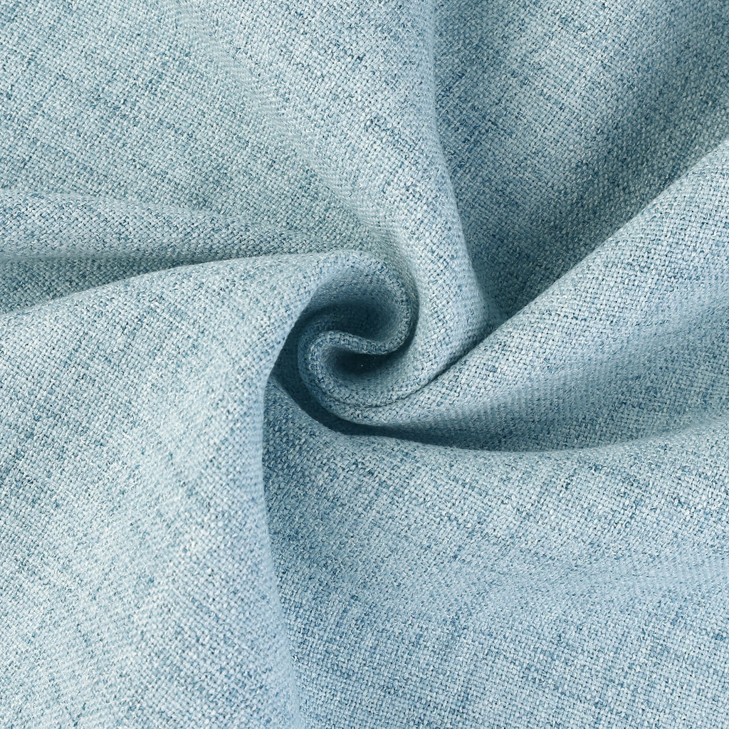 Unique Bargains Rectangle Tablecloth with Fringe for Indoor Outdoor Light Blue 47"x67"