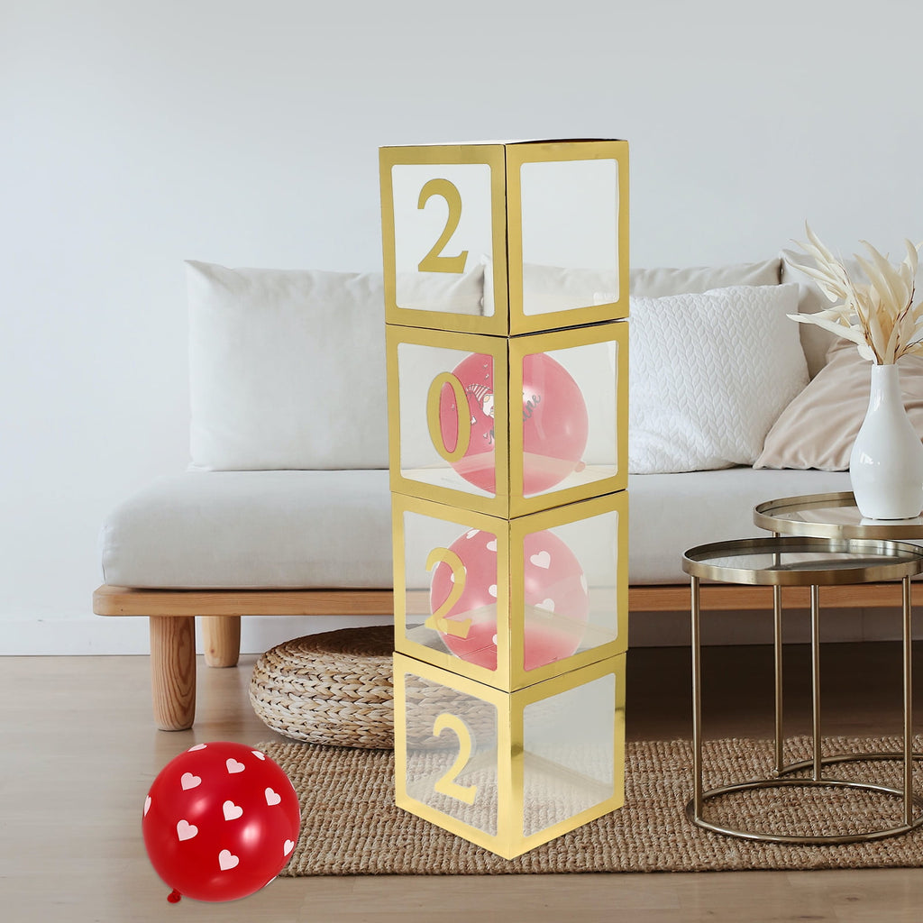 Balloon Box Graduation Ornaments Birthday Party Decorations Baby Balloons Decorative Plastic