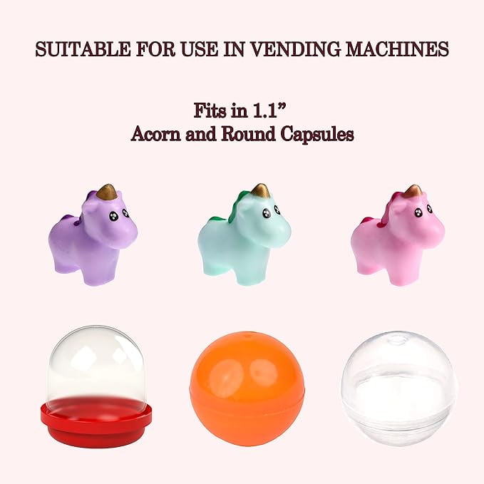 Entervending Little Unicorn Toy Figurines - Unicorn Figures 100 Pcs - Unicorn Party Favors for Kids - Unicorn Cake Toppers - Unicorn Decoration Playset