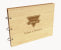 Darling Souvenir Personalized Engraved Laser Cut Wedding Guest Book Wooden Cover Sign-in Book Registry Guestbook Scrapbook-3G