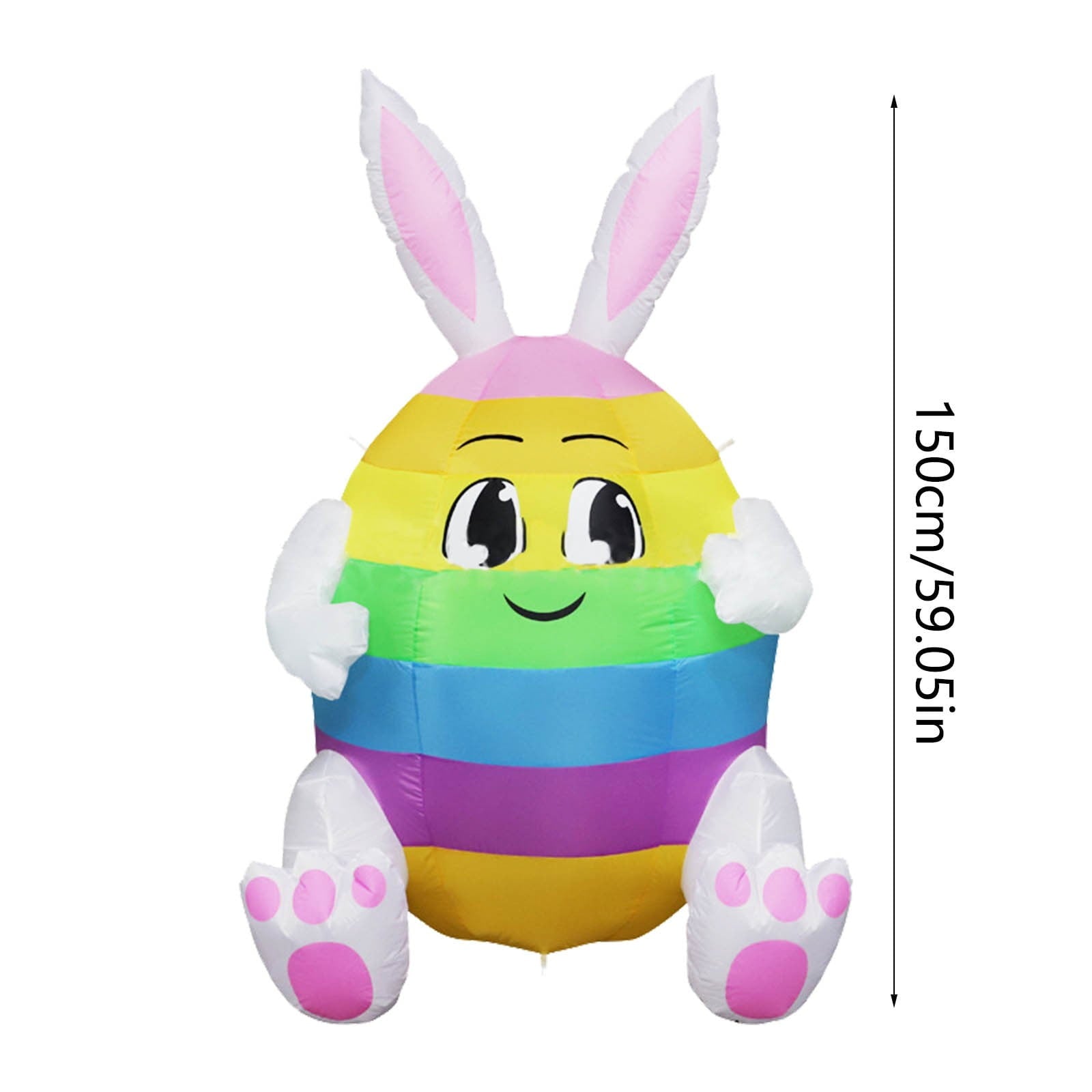 Replio Easter Inflatable Balloon Large Decoration Easter Egg Bunnies Inflate Balloons To Decorate Large Outdoor Holiday Decorations Gifts