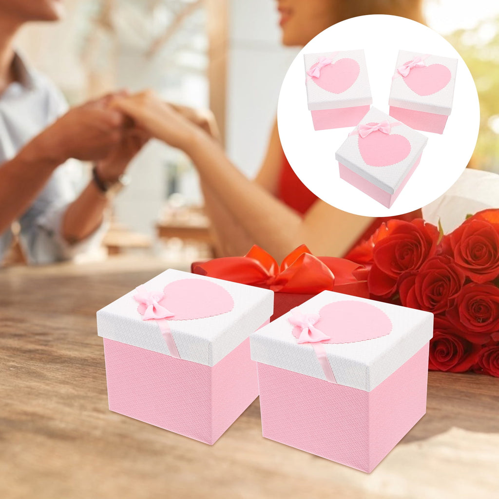 Masteelf 15 Pcs  Squared Boxes with Lids Small Gift Boxes for Birthdays Christmas Wedding Baby Shower