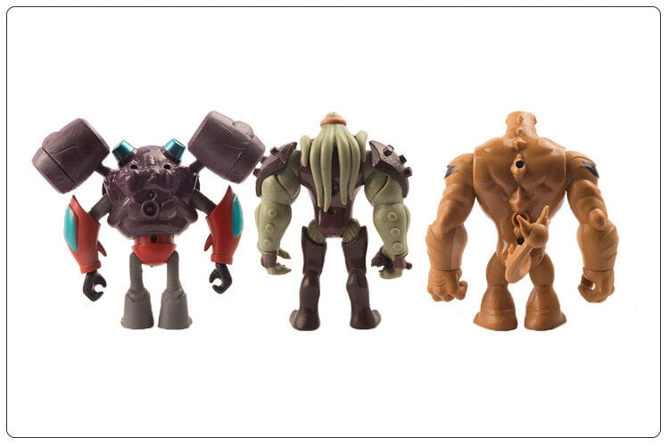 11PCS Ben 10 Action Figures Toy Set Tennyson Four Arms Heatblast Gift Cake Topper
