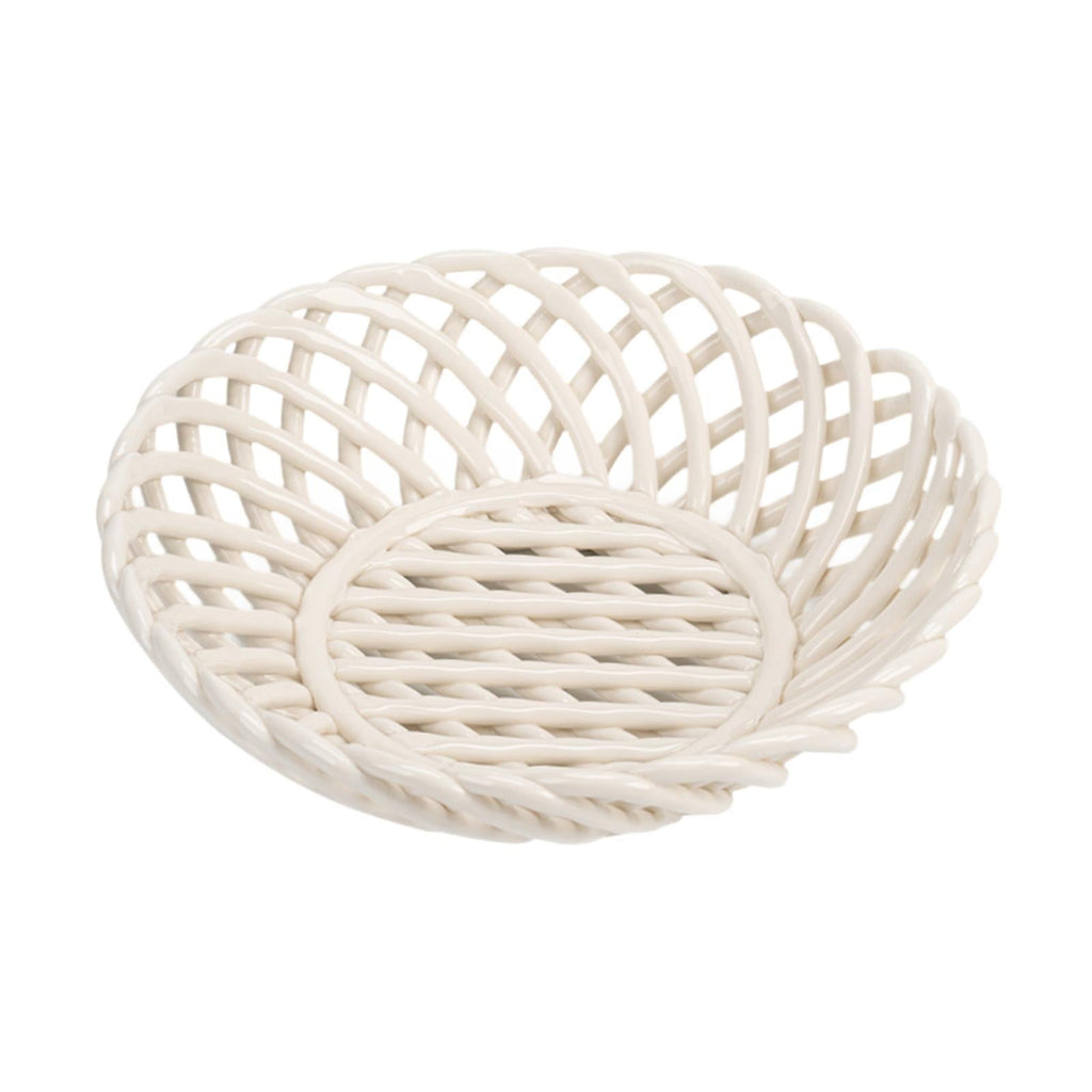 FashionCha Ceramic Fruit Bowl Food Dish Kitchen Utensils Desk Decorative Round Multipurpose 15.5cmx15.5cmx5.8cm