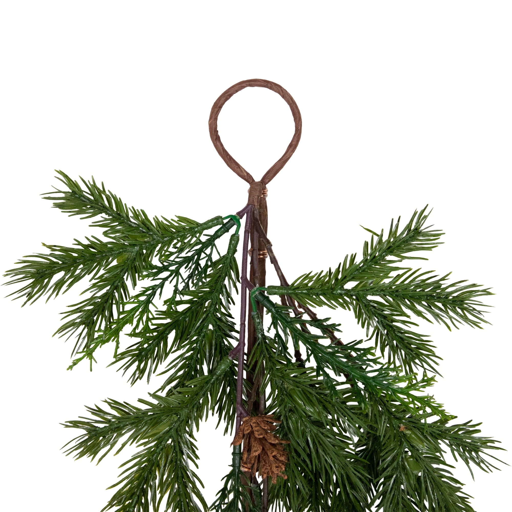 Northlight Real Touch™️ Cypress and Pinecone Artificial Christmas Garland - 6' x 8" - Unlit