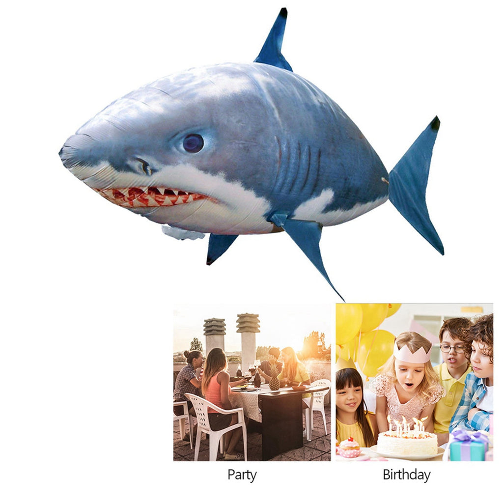 Remote Control Flying Inflated RC Inflatable Balloon Toy, Clownfish RC Kids Gift, Flying Toy For The Office, Family, Birthday Party, Wedding, Indoor Play