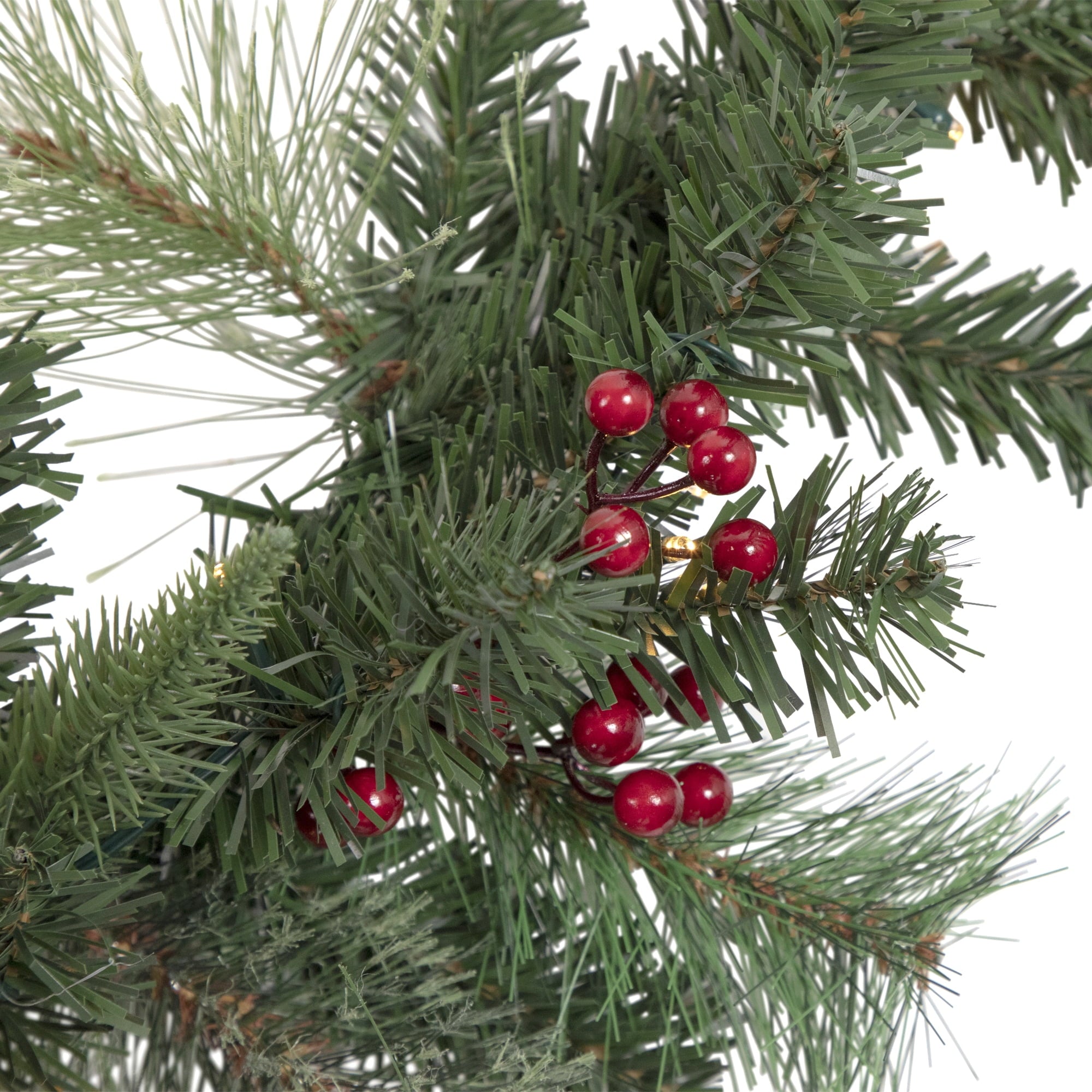 Northlight Pre-Lit Battery Operated Artificial Christmas Garland - 6' x 9" - LED Cool White Lights