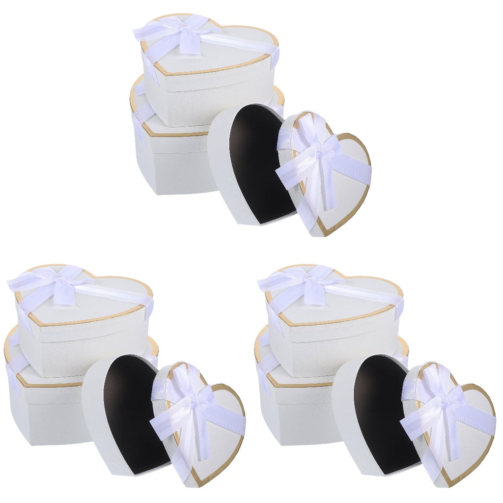 3 Sets Packaging Boxes for Gifts Organizer Refills Valentine's Day Lipstick