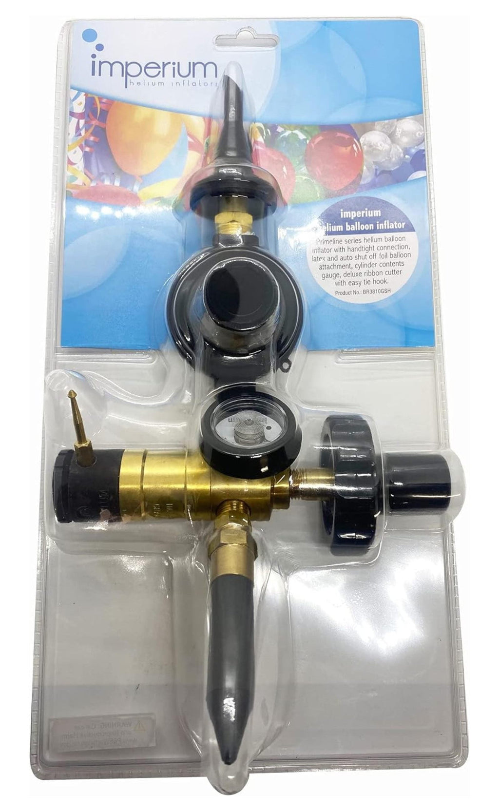Helium Combo and Latex Balloon Filler Inflator (with balloon auto shut off and latex rubber tilt )