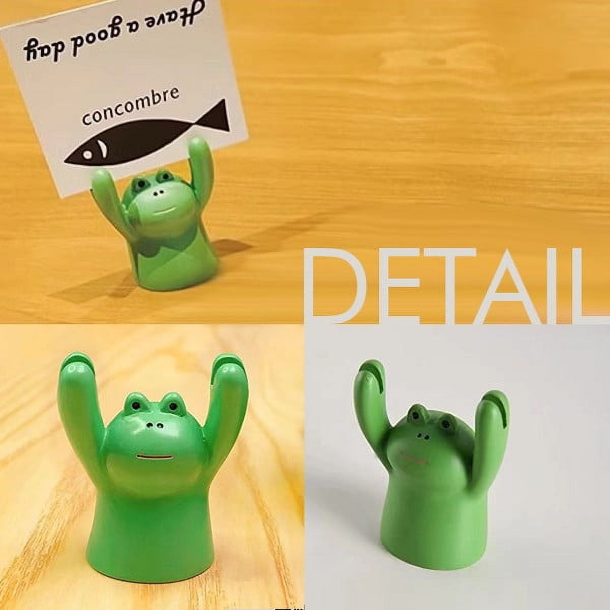 Colourful Lion Animal Box Stitching Memo Holder Cartoon Animal Frog Stand Decoration