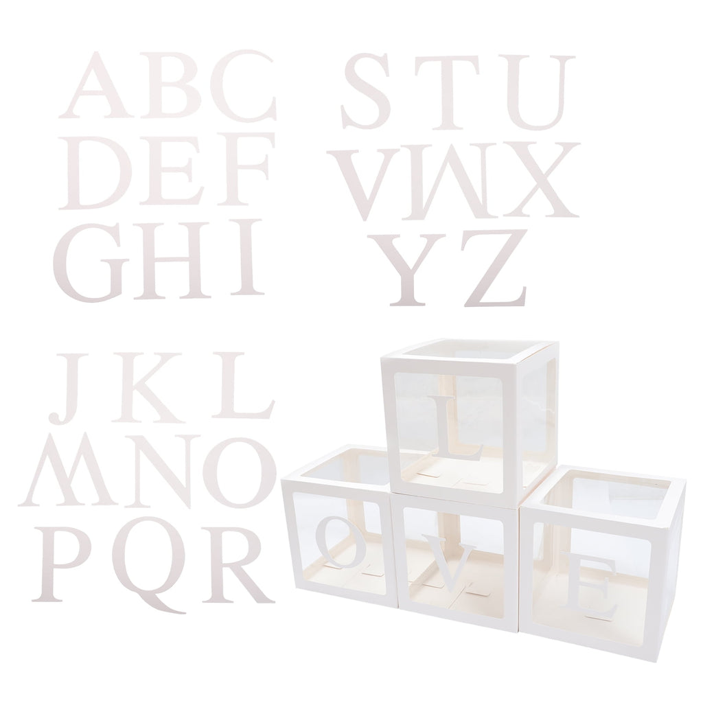 Masteelf 2 Sets of Balloon Boxes Balloon Cases Party Decorative Supplies