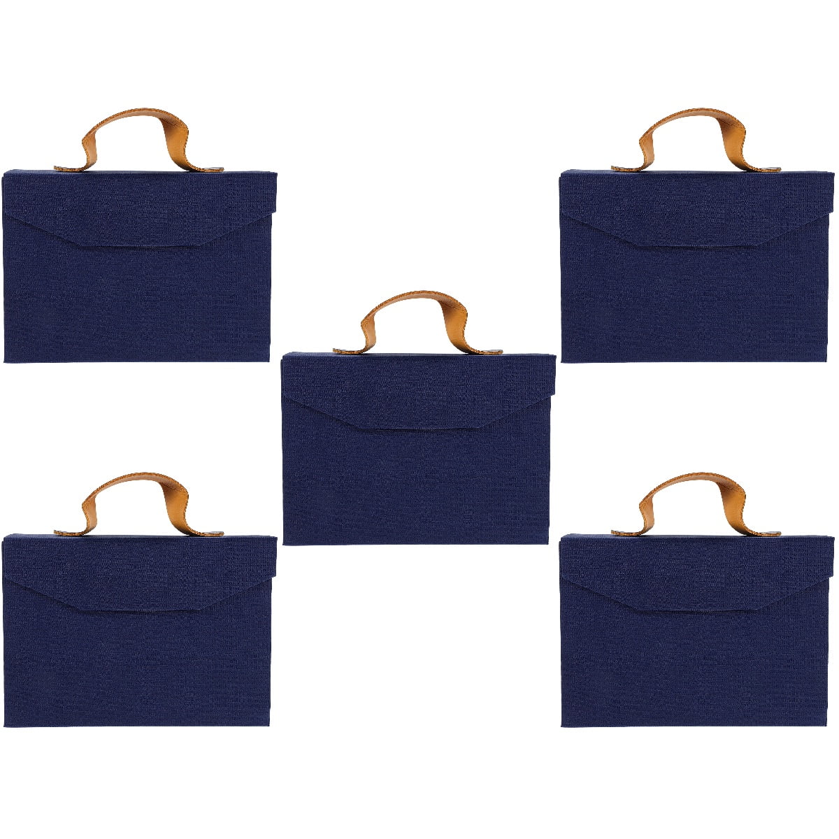 unbranded 5pcs Gift Box Gift Packing Case Birthday Gift Wrapping Box Portable Handle Gift Box
