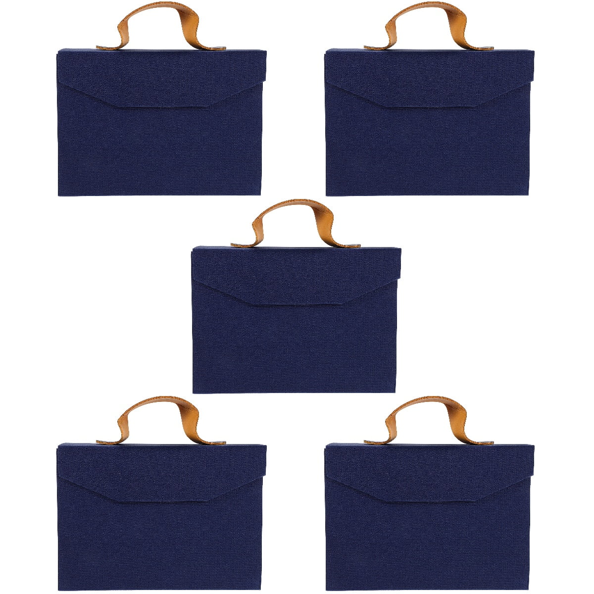 unbranded 5pcs Gift Box with Handle Gift Box Wedding Presents Packaging Box Holiday Gifts Box