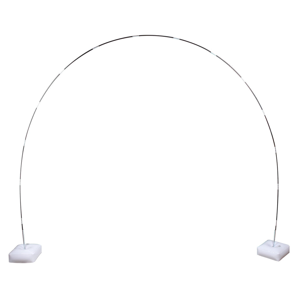 unbranded  Arch Set Balloon Kit with Base Inflatable Shaped Balloons Decoration Wedding Baby White